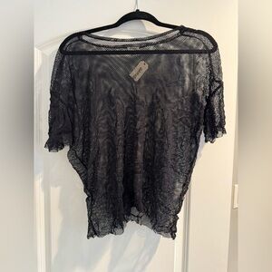 Fish Net Garage Top Size Medium Black